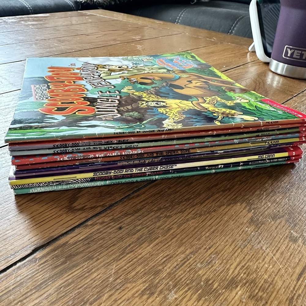 LOT OF 10 Scooby Doo Childrens Books Scholastic Vintage Paperback
